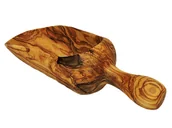 Pozostałe akcesoria kuchenne - Łycha Nabierka Szufelka Z Drewna Oliwnego Do Mąki Kaszy Przypraw - miniaturka - grafika 1