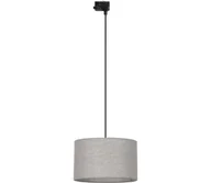 Lampy sufitowe - Żyrandol na lince do 3-faz. syst. szynowego TRACER 1xE27/15W/230V śr. 38 cm czarny/szary - miniaturka - grafika 1