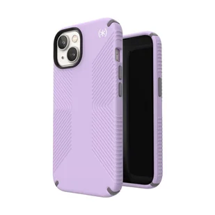 Speck Presidio2 Grip - Antypoślizgowe etui iPhone 14 / iPhone 13 (Spring Purple / Cloudygrey / White) - Etui i futerały do telefonów - miniaturka - grafika 1