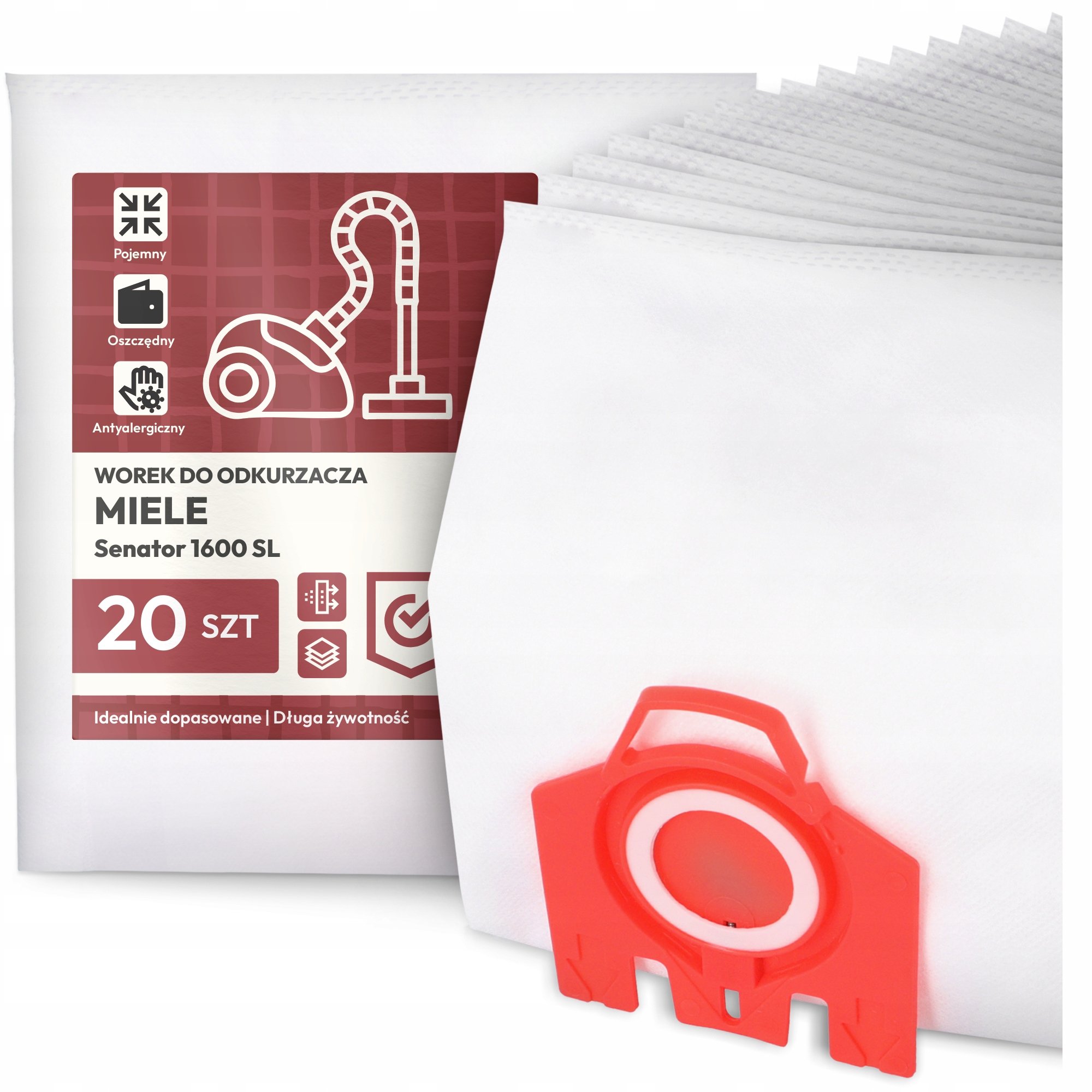 20x Worek do Odkurzacza Miele Senator 1600 Sl Syntetyczny Torba Worki G9