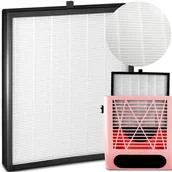 Pozostałe urządzenia kosmetyczne - FILTR KASETOWY DO POCHŁANIACZA PYŁU KASETOWEGO BIAŁY WYMIENNY - miniaturka - grafika 1