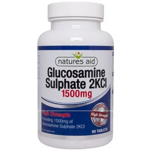 Natures AID AID GLUKOZAMINA 1500MG 90TAB - Stawy, mięśnie, kości - miniaturka - grafika 2