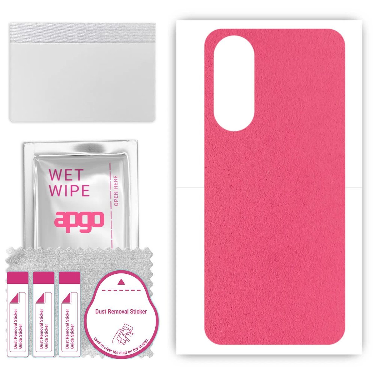 Folia naklejka skórka strukturalna na TYŁ Zamsz do Wiko T50 - Zamsz Różowy - apgo SKINS