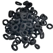 Ozdoby do włosów - Gumki do Włosów Czarne Zestaw 100 Sztuk Mini Frotki Bezpieczne i Wygodne - miniaturka - grafika 1