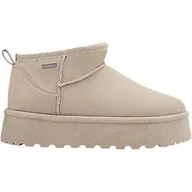 Botki damskie - Tom Tailor Botki zimowe - Damskie - Kolor: Beige - Rozmiar: 36 - miniaturka - grafika 1