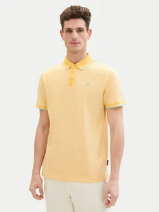 Tom Tailor Polo 1040822 Żółty Regular Fit - Koszulki męskie - miniaturka - grafika 1