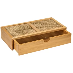 Bambusowy organizer łazienkowy Wenko Allegre, 28x6 cm - Koszyki łazienkowe - miniaturka - grafika 1