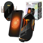 Uchwyty samochodowe do telefonów - Xblitz Automatyczny Uchwyt Samochodowy Z Ładowaniem Bezprzewodowym I Przewodowym FX3 Exclusive - miniaturka - grafika 1