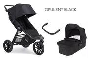 Wózki dziecięce - BABY JOGGER CITY ELITE 2 2W1 Opulent Black - miniaturka - grafika 1