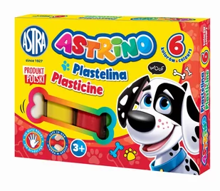 ASTRA papiernicze Plastelina 6 kolorów Astrino papiernicze - Masy plastyczne - miniaturka - grafika 1