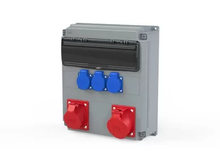 Rozdzielnica stacjonarna IP54 typu "Opole" 32/5*B 16*B 3GS*3B FI63 - Pozostałe akcesoria sieciowe - miniaturka - grafika 1
