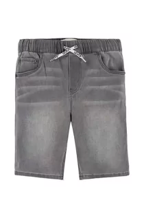 Spodnie i spodenki dla chłopców - Levi's szorty jeansowe dziecięce kolor szary - grafika 1