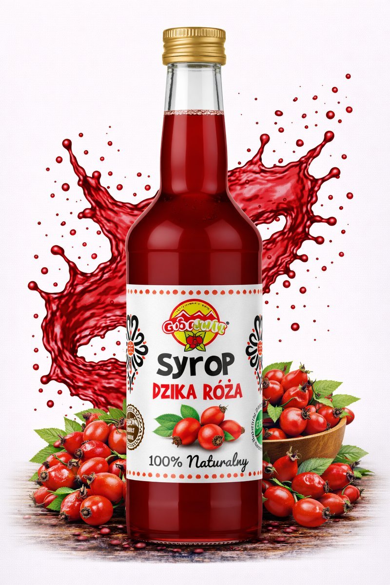 Syrop z dzikiej róży 500 ml