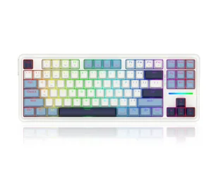 Redragon Antonium Pro K728WBB-RGB-PRO Biało-niebieski - Klawiatury - miniaturka - grafika 1