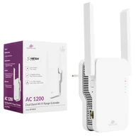 Wzmacniacze sygnału wifi - Repeater Wzmacniacz Sygnału Wi-Fi Spacetronik SP-RE12 OpenWRT MESH LAN/WAN Wi-Fi 5 AC1200 2,4 GHz 5 GHz - miniaturka - grafika 1