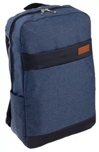 ROVICKY Lumarko Duży Sportowy Plecak Torba Na Laptopa 15"! NB9755-4412 NAVY Rov - Koszulki i topy damskie - miniaturka - grafika 1