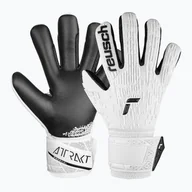 Piłka nożna - Rękawice bramkarskie Reusch Attrakt Freegel Silver white/black WYSYŁKA W 24H 30 DNI NA ZWROT - miniaturka - grafika 1