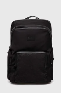 Calvin Klein plecak męski kolor czarny duży gładki K50K512424 - Plecaki - miniaturka - grafika 1