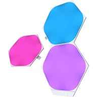 Systemy inteligentnych domów - Nanoleaf Nanoleaf Hexagons Expansion Pack - dodatkowe panele świetlne (3 sztuki) ISMNLH3 - miniaturka - grafika 1