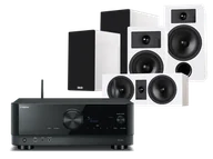 Kino domowe - Yamaha RX-V4A (czarny) + Tesi 3 + 2 + 7 (biały) - miniaturka - grafika 1