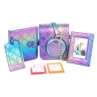 Torby fotograficzne i futerały - Zestaw akcesoriów LOVEINSTANT 5w1 do Fujifilm Instax Mini 12 Wielokolorowy Holograficzny - miniaturka - grafika 1