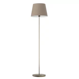 Lampa podłogowa LYSNE Vasto, 60 W, E27, beżowa/złota, 162,5x37 cm - Lampy stojące - miniaturka - grafika 1