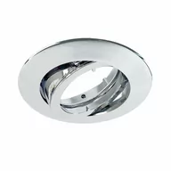 Oprawy, klosze i abażury - Oprawa stropowa oczko Bama srebrna GU10 Inspire - miniaturka - grafika 1