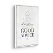 Wyposażenie pokoiku dziecięcego - Komar Disney 100 obraz na blejtramie w ramie z prawdziwego drewna - Alice Just Saying - wymiary 30 x 40 cm - pokój dziecięcy, obraz na płótnie, obraz ścienny - miniaturka - grafika 1