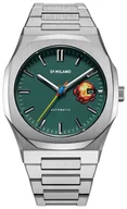 Zegarki męskie - Zegarek D1 Milano D1-ATBJ13 RETRO GREEN AUTOMATIC BRACELET 41.5 MM - miniaturka - grafika 1