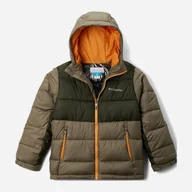Kurtki i płaszcze dla chłopców - Kurtka młodzieżowa chłopięca zimowa Columbia Pike Lake II Hooded Jacket 2050351398 141-149 cm (M) Oliwkowa (195981080216) - miniaturka - grafika 1