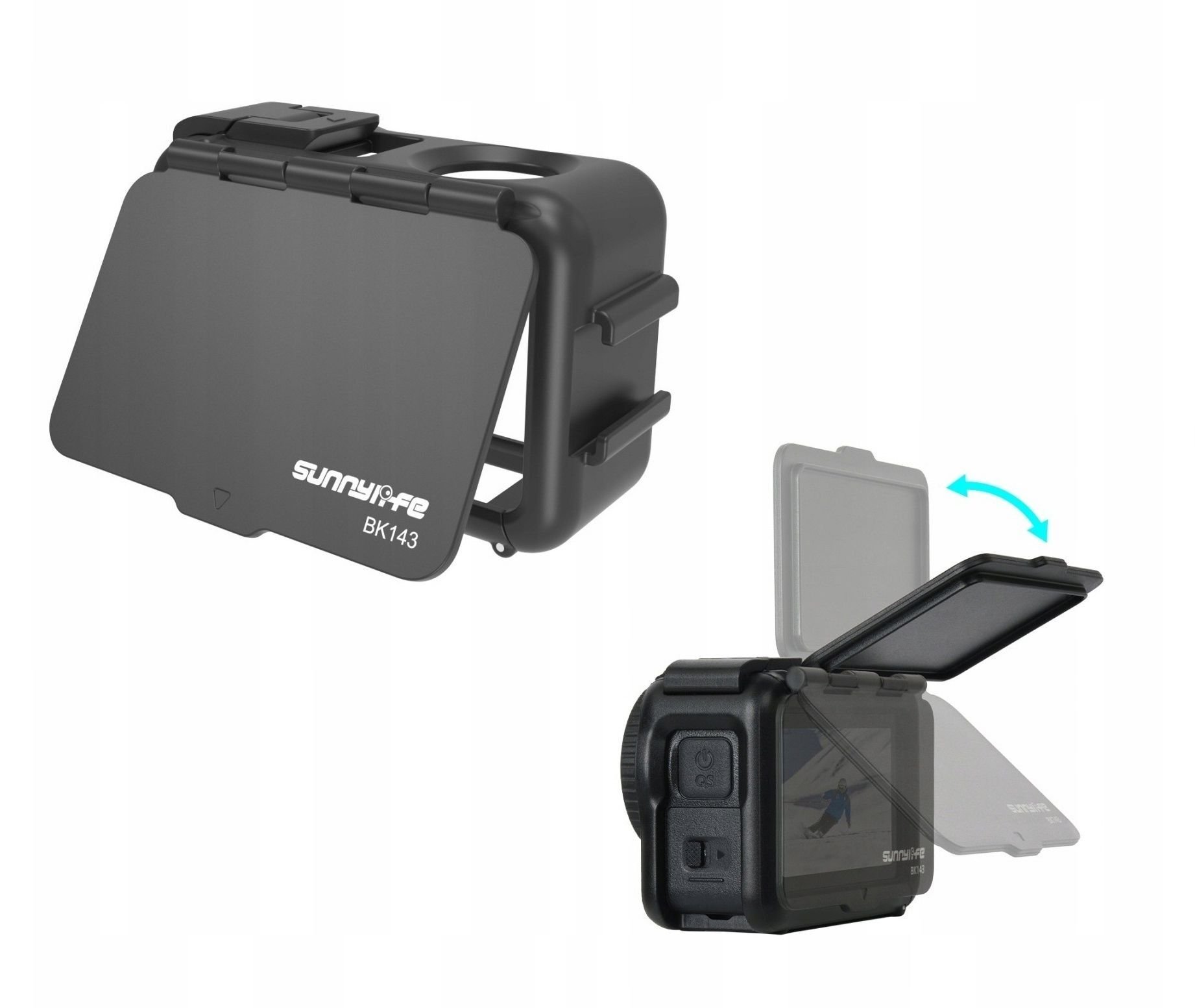 SunnyLife Ramka Montażowa Frame Mount + Osłona Przeciwsłoneczna Do Dji Osmo Action 6 / Oa6-bk143-d