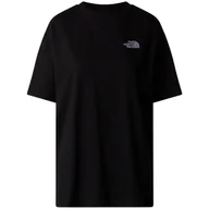 Koszulki sportowe damskie - Koszulka damska The North Face S/S Essential Oversize Tee Rozmiar: M / Kolor: czarny - miniaturka - grafika 1
