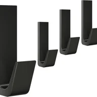 Wieszaki łazienkowe - sztuki aluminiowych samoprzylepnych haczyków ściennych, wieszak na ręczniki łazienkowe, wieszak na ściereczki kuchenne, samoprzylepny wieszak na ubran - miniaturka - grafika 1