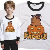 Piżamy dla dziewczynek - Piżama dziecięca Kapibu Kapibara Wiedźma W Dyni Halloween 110/116 - VoloDonum - miniaturka - grafika 1