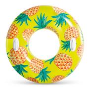 Materace dmuchane i koła do pływania - Koło do pływania dla dziecka 107 cm Ananas Intex 56261 - miniaturka - grafika 1