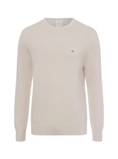 Calvin Klein Męski sweter Mężczyźni zielony jednolity, XL - Swetry męskie - miniaturka - grafika 1