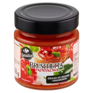 Carrefour Sensation Bruschetta paprykowa 195 g - Kuchnie świata - miniaturka - grafika 1