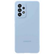 Etui i futerały do telefonów - Samsung Silicone Cover gumowe silikonowe etui pokrowiec Galaxy A53 niebieski (EF-PA536TLEGWW) EF-PA536TLEGWW - miniaturka - grafika 1