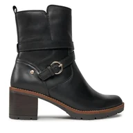 Botki damskie - Botki Pikolinos W7H-8507 Czarny - miniaturka - grafika 1