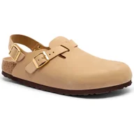 Klapki i japonki damskie - Birkenstock Skórzane mule Tokio - miniaturka - grafika 1