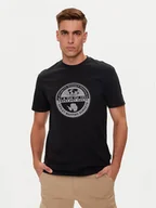 Koszulki męskie - Napapijri T-Shirt S-Bollo NP0A4I3C Czarny Regular Fit - miniaturka - grafika 1