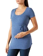 Koszulki i topy damskie - Esprit Maternity Koszulka damska z krótkim rękawem do pielęgniarstwa, Błękitny - 404, 40 PL - miniaturka - grafika 1