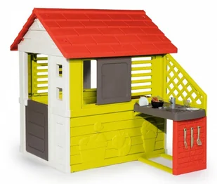 Smoby Nature Domek Smoby Dla Dzieci z Kuchnią 810713 - Place zabaw - miniaturka - grafika 7