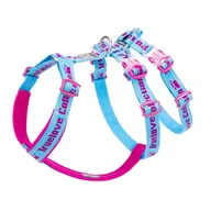 Szelki dla psów - Szelki antyucieczkowe dla psa Truelove Funky błękitno-różowe XL - miniaturka - grafika 1