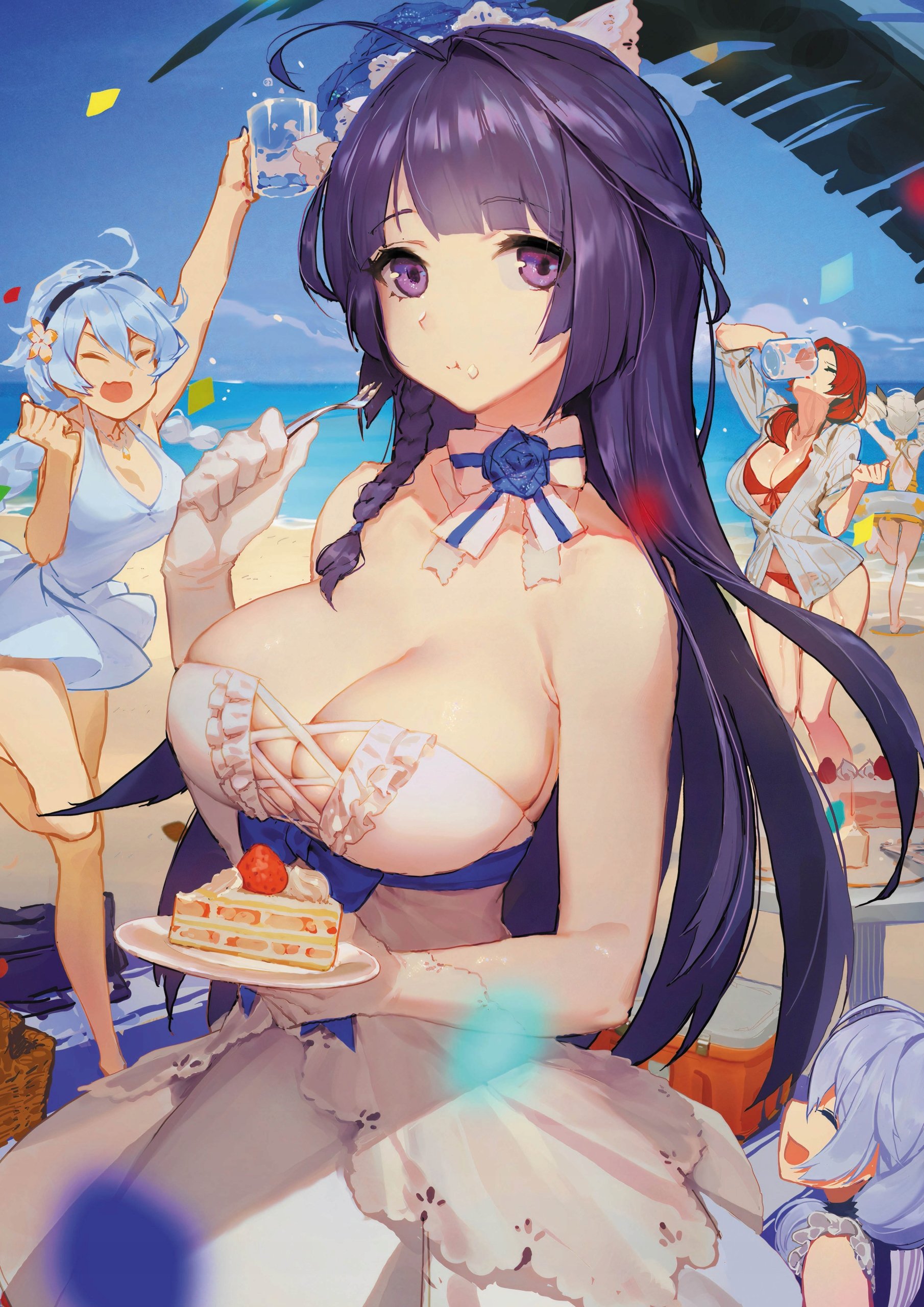 Plakat A3 Honkai Impact Anime Gra Raiden Mei