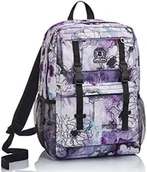 Plecaki - Plecak Invicta Duffy, Farby i Kwiaty, Różowy, Podwójna Komora, Szkoła i Wypoczynek - miniaturka - grafika 1