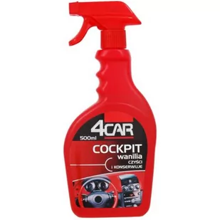 Preparat do pielęgnacji kokpitu wanilia 500 ml 4CAR - Kosmetyki samochodowe - miniaturka - grafika 1