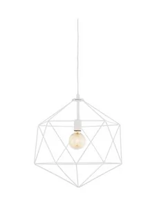 Kaspa Lampa wisząca Wire L biała 10538101 - Lampy sufitowe - miniaturka - grafika 1