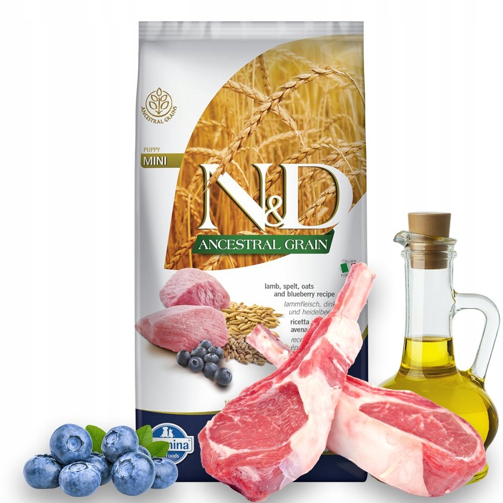 Farmina N&D Low Grain Lamb & Blueberry Puppy Mini 7 kg