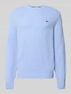 Swetry męskie - Sweter z dzianiny o kroju regular fit z czystej wełny - miniaturka - grafika 1